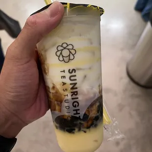 Crème Brûlée boba milk