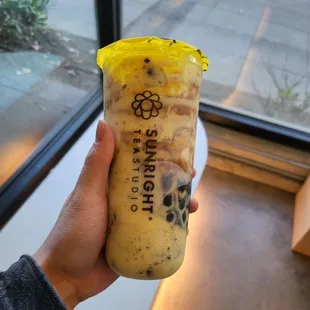 Creme Brulee Boba Milk