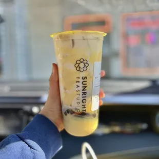 Crème Brulee Boba Milk