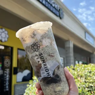 Oreo brûlée boba
