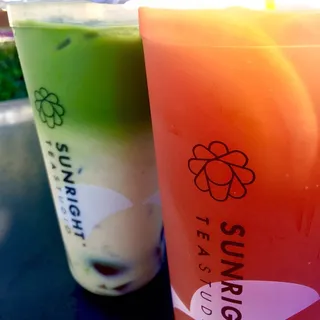 Matcha Oolong Milk Tea