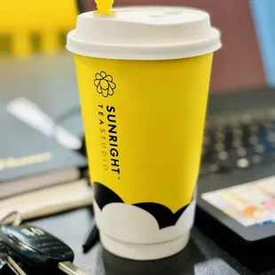 Hot Hokkaido Milk Tea - 50% sweet