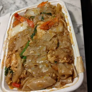 Drunken noodles