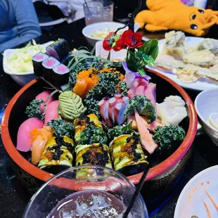 sashimi, food, sushi, sushi and sashimi