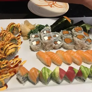 food, sushi and sashimi, sushi, sashimi