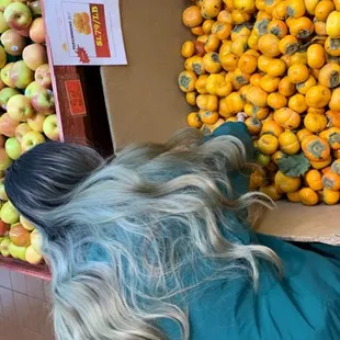 LOOK at the price on those persimmons!!!!'