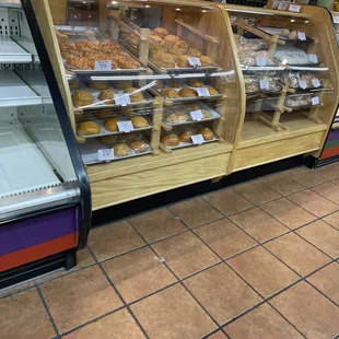 a variety of baked goods