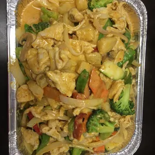 Thai curry chicken