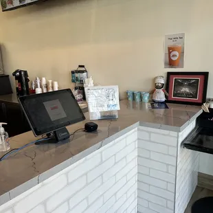 No cashier you order on this screen