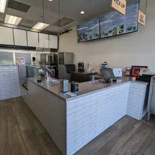 New storefront  QR scanning to order or you can order and pay yourself using the system
