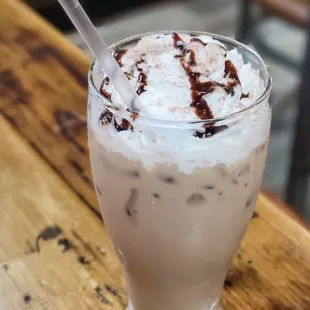 Almond Joy Iced Latte
