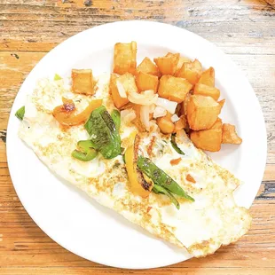 Rainbow Pepper Omelette