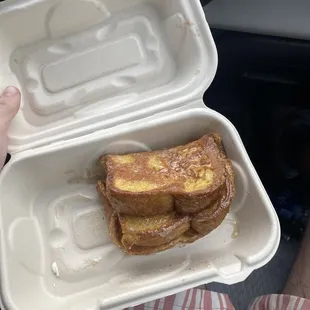 Bland French toast