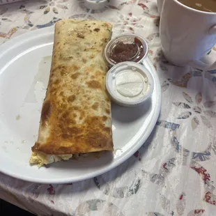 Philly steak burrito! Was tasty!!