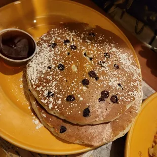 Chocolate chip pancakes