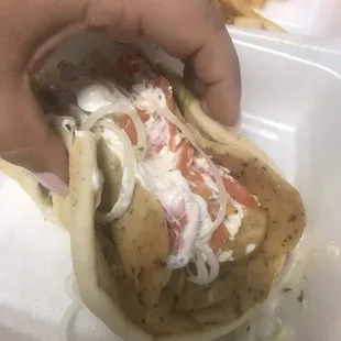 Chicken gyro