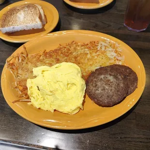 2 Egg and meat platter