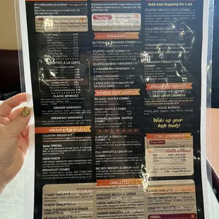 Menu as of 2-25-23