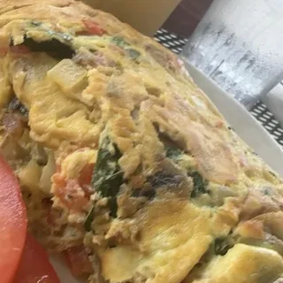 Spinach and Feta Omelette