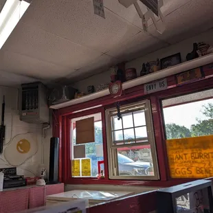 a view of the inside of a diner