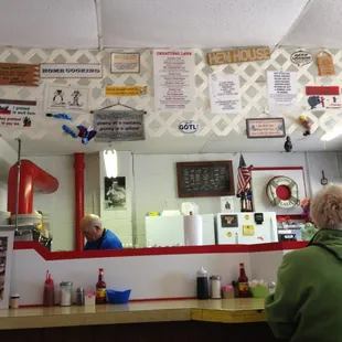 If you want a restaurant with a bunch of crazy crap on the walls, come on down to Sunrise Cafe.