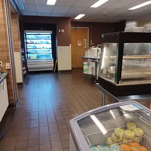 07/05/24 Grab n go  cooler straight ahead, hot entrees to the right,  hot food warmer above ice cream freezer