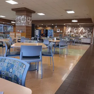 07/05/24  More of the dining area with vending machines lining the back wall