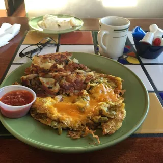 Ortega Chiles and Cheese Omelet