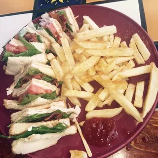 Turkey Club Sandwich Lunch