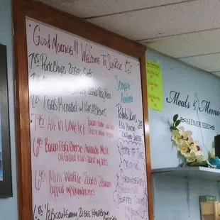Menu specials