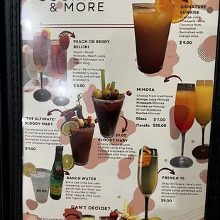 Cocktail menu 11/2024