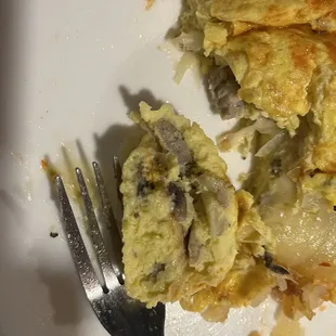 Create Your Own Omelet - sausage, pepper jack, mushroom, onion