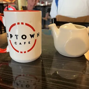 Fresh Brewed Coffee with creamer