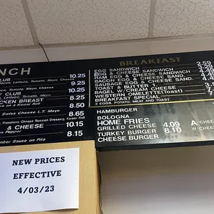 Menu July 2023! Cannot beat the prices