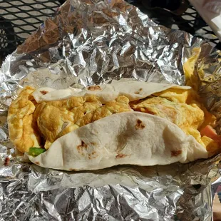 Breakfast burrito
