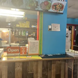 open counter