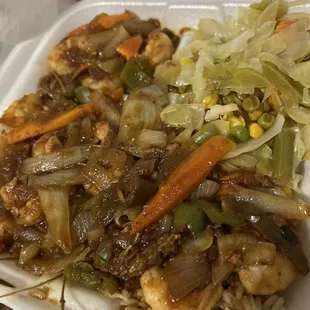 Jerk shrimp