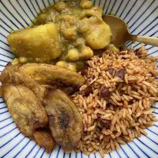 Curried Potato and Channa