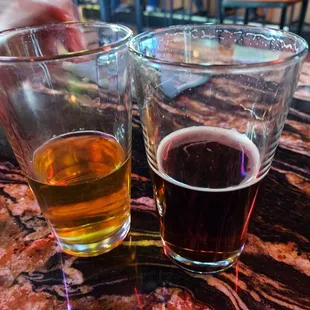 Moose drul and apple Cider.