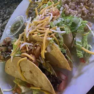 Hard taco plate