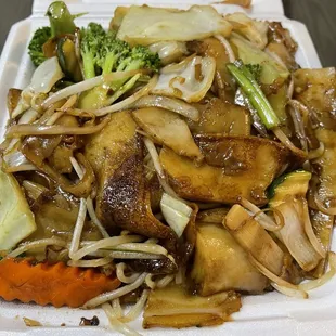 Vegetable chow fun