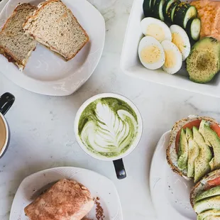 A spread of Sunrise fare