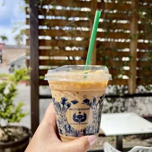 Iced Bourbon Vanilla Latte