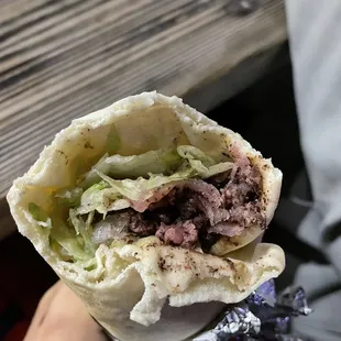 Lamb shawarma