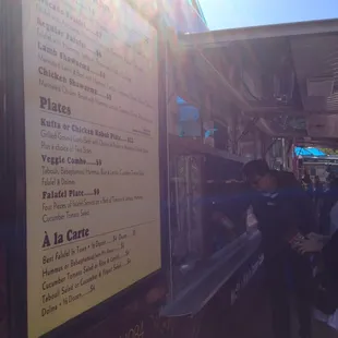 Avocado falafel sandwich for seven dollars was delicious