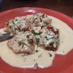 STUFFED SEAFOOD TRIO.