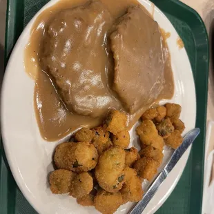 Pepper Steak &amp; Okra