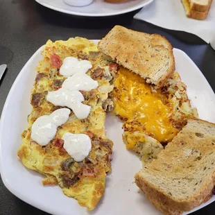Greek omelet