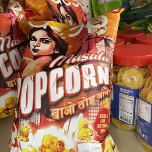Hindi movie style popcorn ! How cool!
