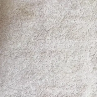 Dirt or make up on the wash cloth